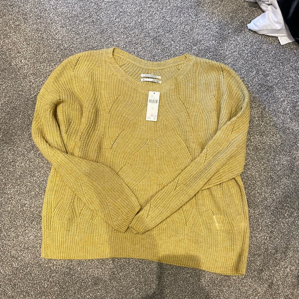 Open weave sweater. Brand new.